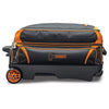 Hammer Premium Triple Roller - 3 Ball Roller Bowling Bag (Black / Orange - Side)
