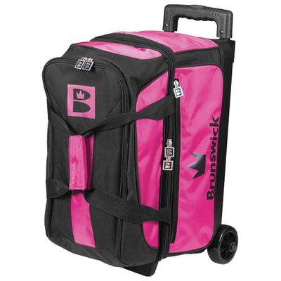 Brunswick Blitz Double - 2 Ball Roller Bowling Bag (Pink)