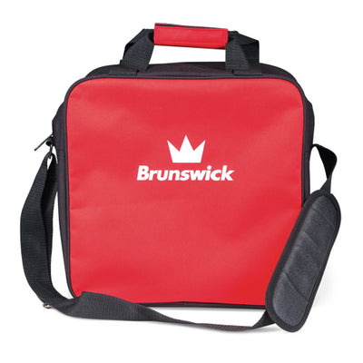 Brunswick TZone Single - 1 Ball Tote Bowling Bag (Red)