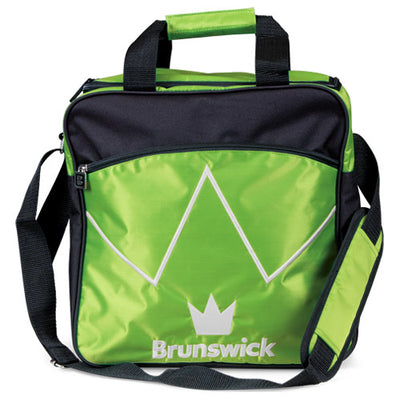 Brunswick Blitz Single - 1 Ball Tote Bowling Bag (Lime)