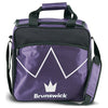 Brunswick Blitz Single - 1 Ball Tote Bowling Bag (Purple)