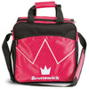 Brunswick Blitz Single - 1 Ball Tote Bowling Bag (Hot Pink)