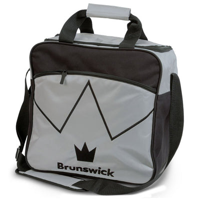 Brunswick Blitz Single - 1 Ball Tote Bowling Bag (Silver)