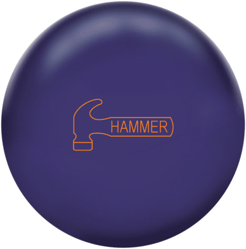 Hammer Purple Solid Reactive - Mid Performance Bowling Ball