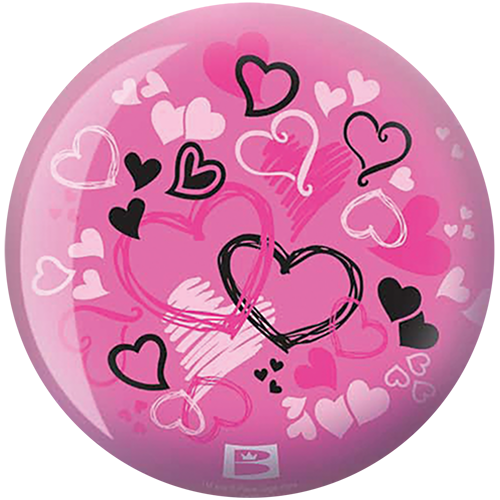 Brunswick Viz-A-Ball Hearts - Bowling Monkey