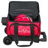 KR Strikeforce Hybrid X Single - 1 Ball Roller Bowling Bag (Red - Ball Compartment)