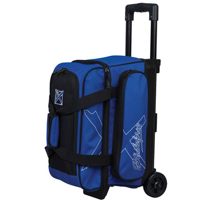 KR Strikeforce Hybrid X Double - 2 Ball Roller Bowling Bag (Royal Blue)