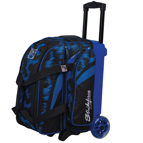 KR Strikeforce Cruiser Scratch Double - 2 Ball Roller Bowling Bag (Royal Blue)