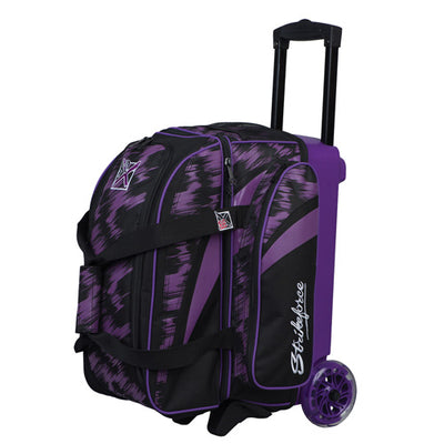KR Strikeforce Cruiser Scratch Double - 2 Ball Roller Bowling Bag (Purple)