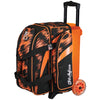 KR Strikeforce Cruiser Scratch Double - 2 Ball Roller Bowling Bag (Orange)