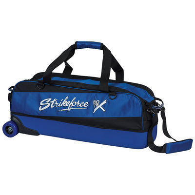 KR Strikeforce Fast Slim Triple - 3 Ball Tote Roller Bowling Bag (Blue)