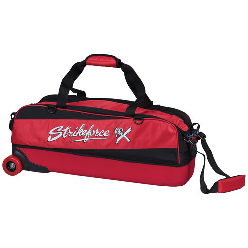 KR Strikeforce Fast Slim Triple - 3 Ball Tote Roller Bowling Bag (Red)