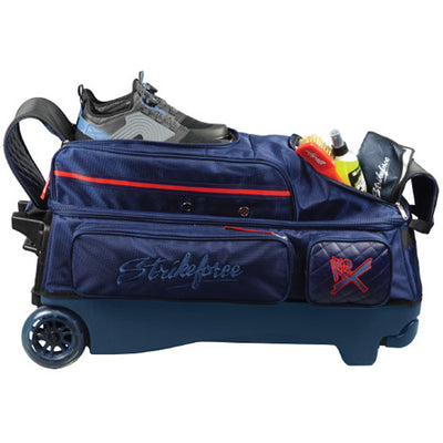 KR Strikeforce Diamond Triple - 3 Ball Roller Bowling Bag (Blue - accesories)