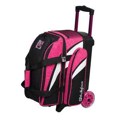 KR Strikeforce Cruiser Kanvas Double - 2 Ball Roller Bowling Bag (Pink Kanvas)