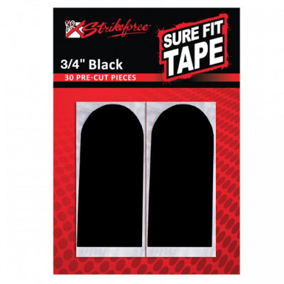 KR Strikeforce Sure Fit Tape - Black (3/4" - 30 ct Pack)