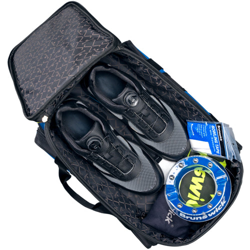 Brunswick Quest Double - 2 Ball Roller Bowling Bag - Bowling Monkey