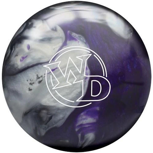 Columbia 300 White Dot Bowling Ball - Black Purple Silver