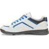 Dexter Bud - Men's Athletic Bowling Shoes (White / Blue - Inner Side)