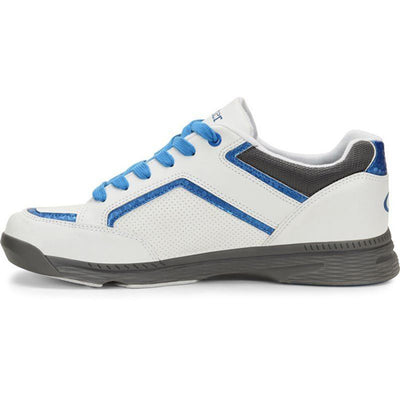 Dexter Bud - Men's Athletic Bowling Shoes (White / Blue - Inner Side)