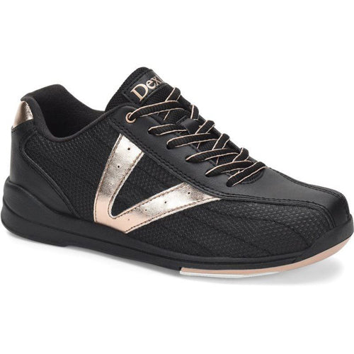 Dexter Vicky - Women's Athletic Bowling Shoes (Black / Rose / Gold)