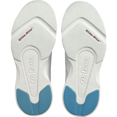 Dexter Raquel V - Women's Casual Bowling Shoes (White / Blue - Soles)