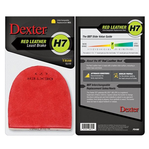 Dexter Red Leather Heel - (H7) Least Brake
