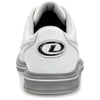 Dexter Turbo Pro - Men's Casual Bowling Shoes (White / Grey - Heel)