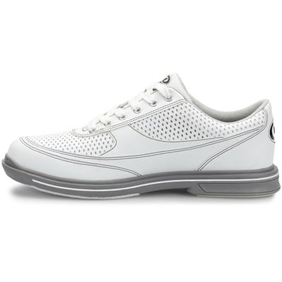 Dexter Turbo Pro - Men's Casual Bowling Shoes (White / Grey - Inner Side)