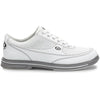 Dexter Turbo Pro - Men's Casual Bowling Shoes (White / Grey - Outer Side)