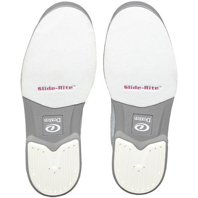 Dexter Turbo Pro - Men's Casual Bowling Shoes (White / Grey - Soles)