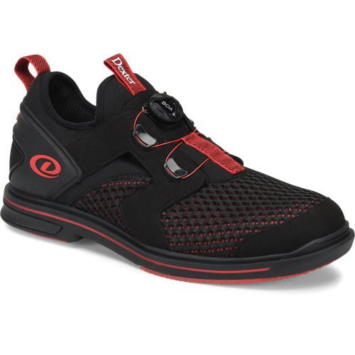 Dexter Pro BOA - Men's Advanced Bowling Shoes (Black / Red)