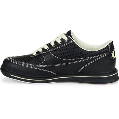 Dexter Turbo Pro - Men's Casual Bowling Shoes (Black / Cream - Inner Side)