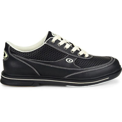 Dexter Turbo Pro - Men's Casual Bowling Shoes (Black / Cream - Outer Side)
