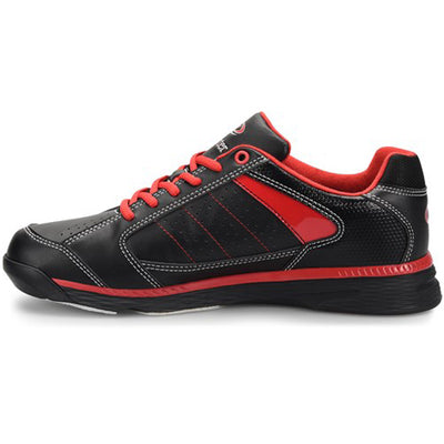 Dexter Ricky IV - Men's Athletic Bowling Shoes (Black / Red - Inner Side)
