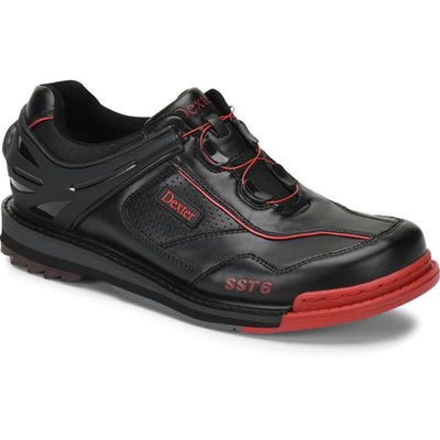 Dexter SST 6 Hybrid BOA - Men's Performance Bowling Shoes (Black / Red)