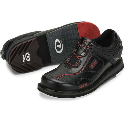 Dexter SST 6 Hybrid BOA - Men's Performance Bowling Shoes (Black / Red)