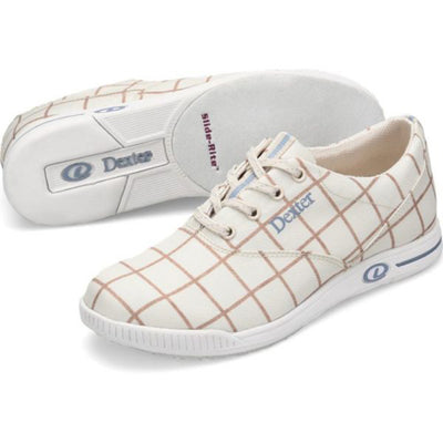 Dexter Kerrie - Women's Casual Bowling Shoes (Cream Plaid - Pair)