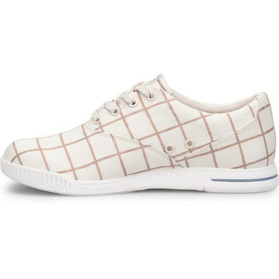 Dexter Kerrie - Women's Casual Bowling Shoes (Cream Plaid - Side Inner)