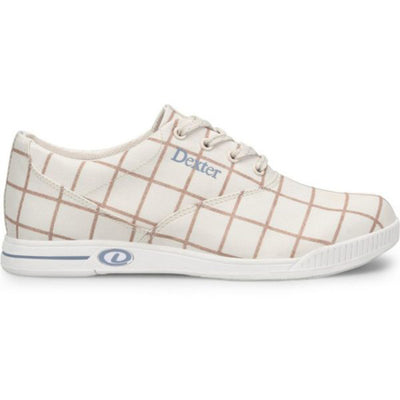 Dexter Kerrie - Women's Casual Bowling Shoes (Cream Plaid - Side Outer)