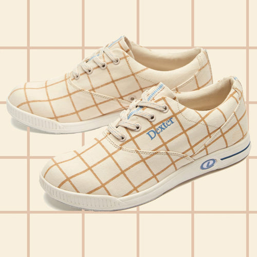 Dexter Kerrie - Women's Casual Bowling Shoes (Cream Plaid)