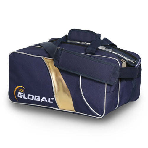 900 Global Travel Tote - 2 Ball Tote Plus (Blue / Gold)