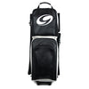 Genesis® Carbon™ 3 Ball Roller Bowling Bag (White / Black - top)