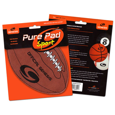 Genesis Pure Pad Sport - Leather Bowling Ball Wipe (Football - Packaging)