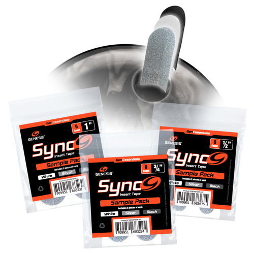 Genesis Sync™ Sample Pack 1" - Bowling Insert Tape (6 ct)