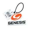 Genesis® Logo Bag Tag (White)
