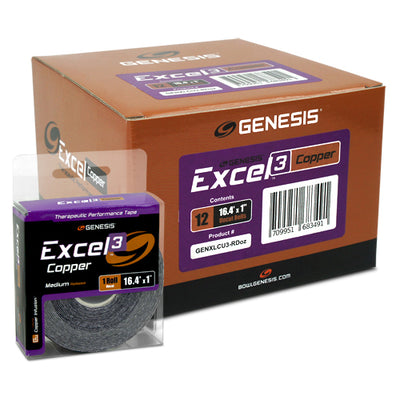Genesis® Excel™ Copper 3 - Therapeutic Protection Tape (Dozen)