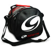 Genesis® Carbon™ - 1 Ball Add-On Bowling Bag (Black / Red)