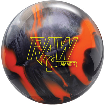 Hammer Raw Hammer Bowling Ball - Orange Black Hybrid