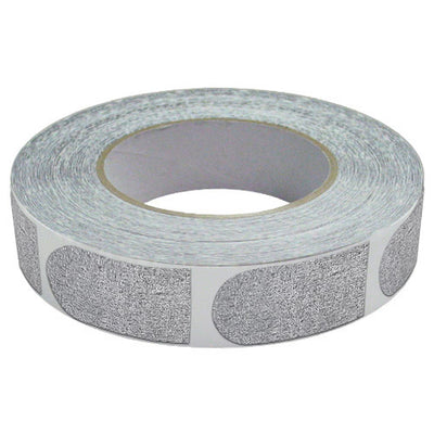 Mongoose Real Bowlers Tape Silver - Textured Bowling Insert Tape (1" - 500 ct Roll)