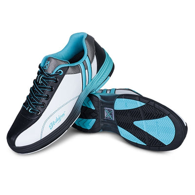 KR Strikeforce Starr - Women's Advanced Bowling Shoes (White / Black / Teal - Pair Traction Sole)